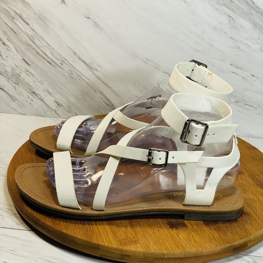 city classified sandals Size 9 White